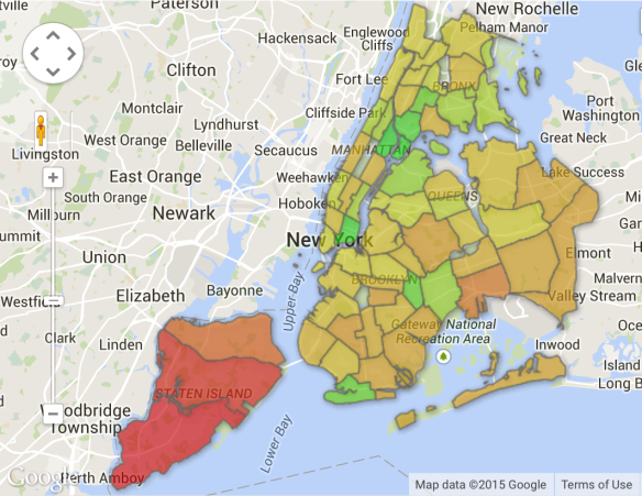 Long Island Manhattan Map