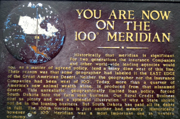 The 100th Meridian, Where the Great Plains Begin, May Be Shifting – State  of the Planet
